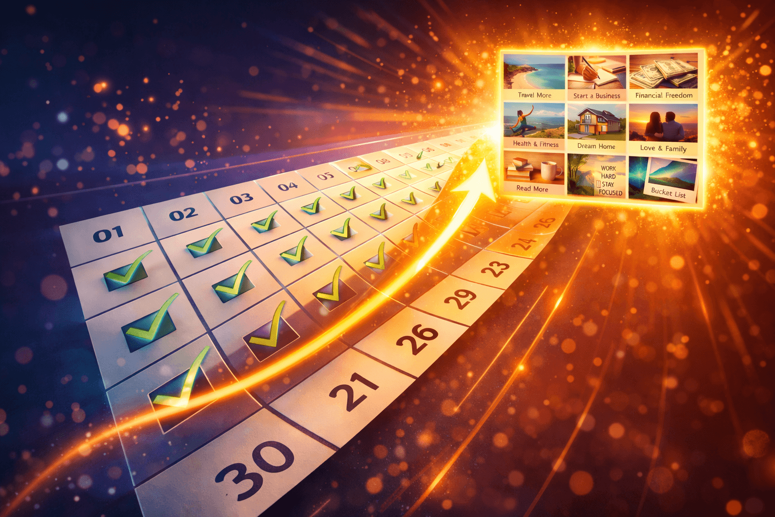 From Dream to Reality: A 30-Day Vision Board Challenge